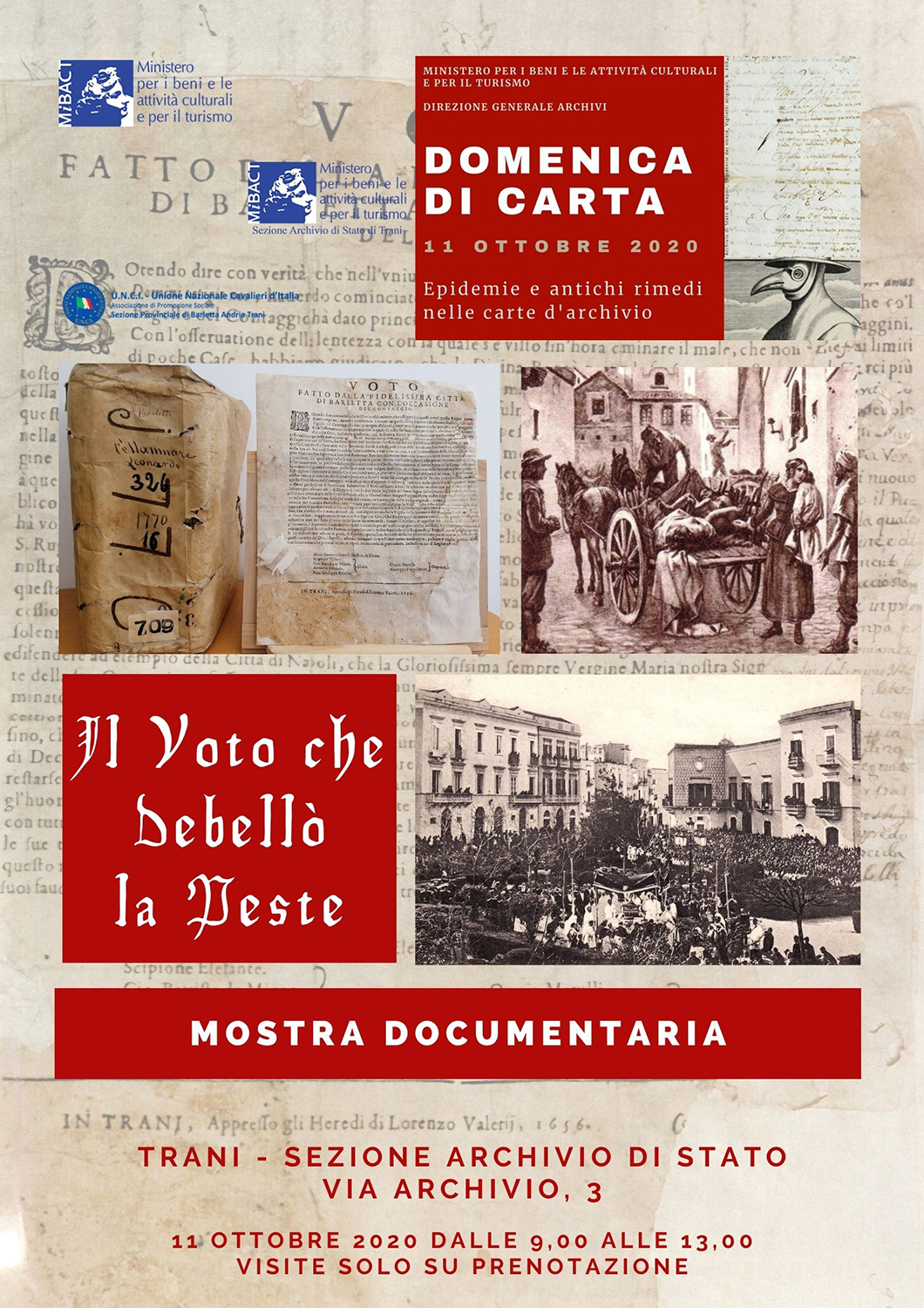 Domenica di Carta 2020. Il voto che debellò la peste.
